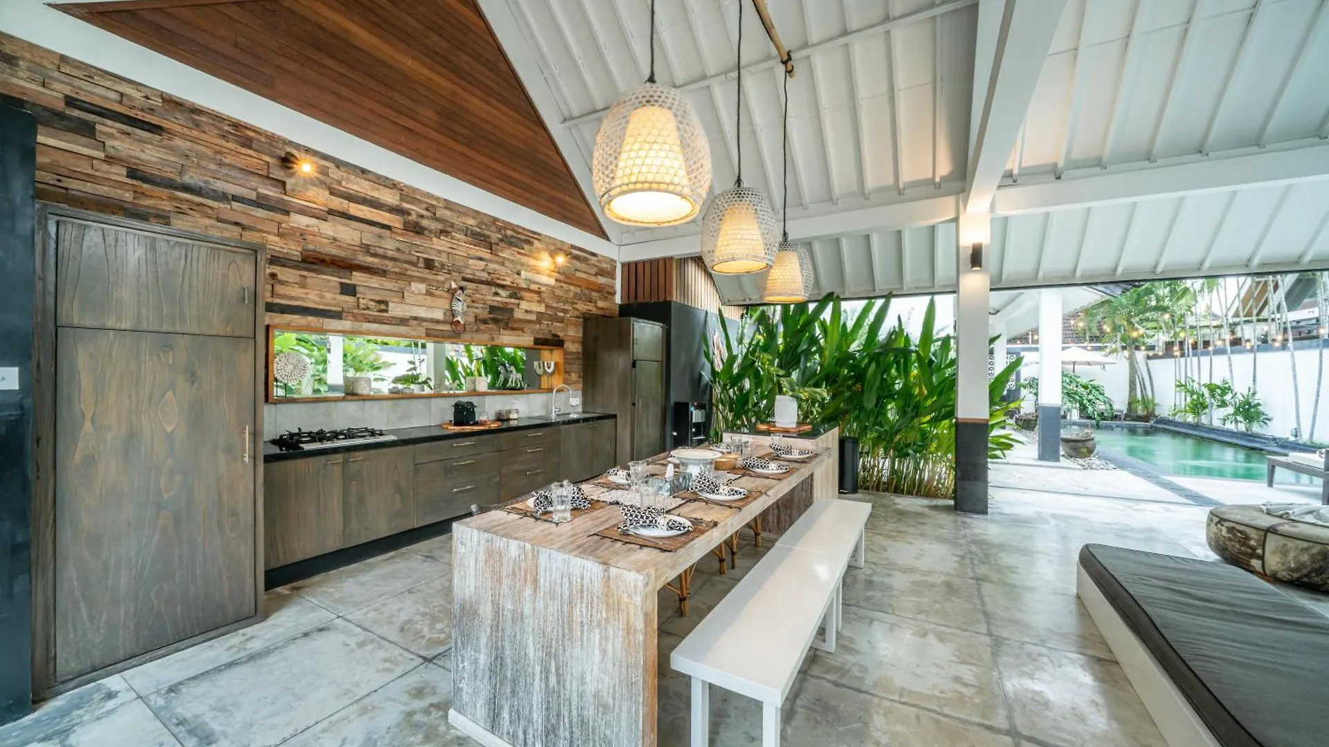 Villa Zebra Walking Distance To Potato Head Seminyak Indonésie